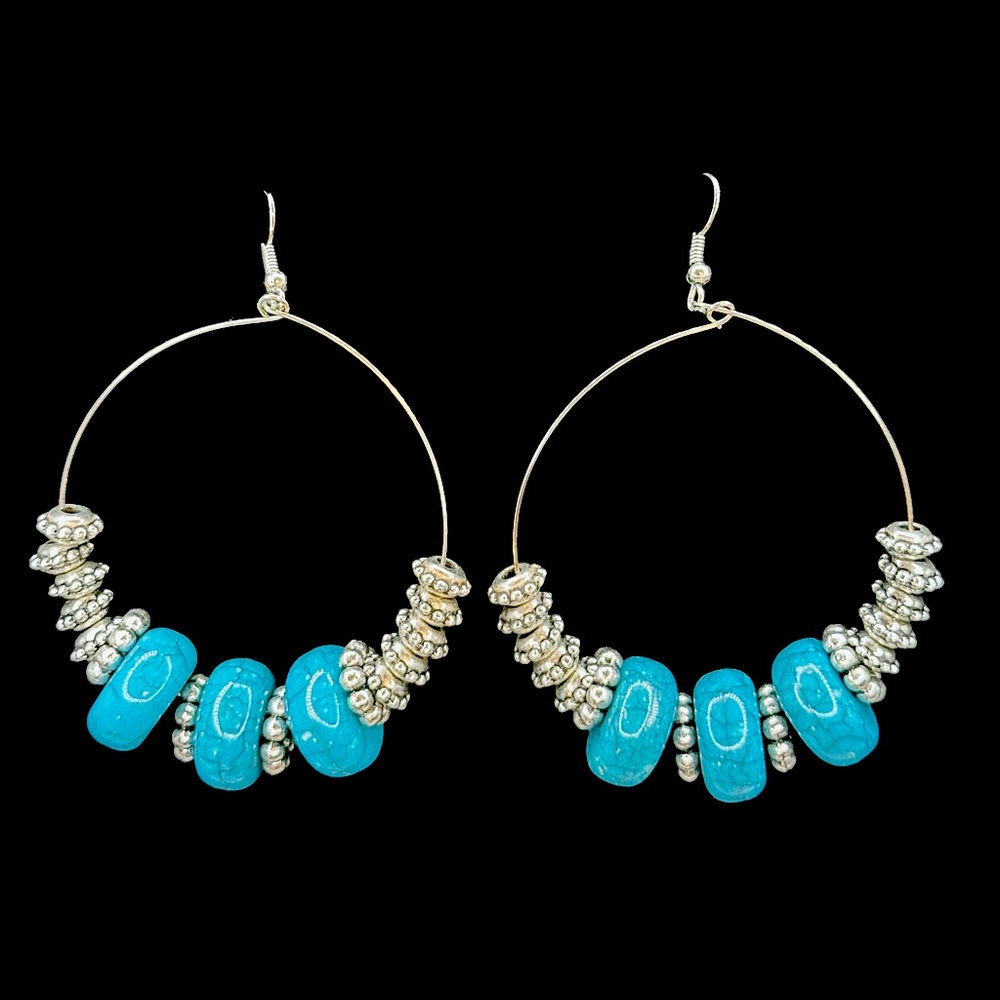 🦋 HANDMADE🦋 TURQUOISE EARRINGS